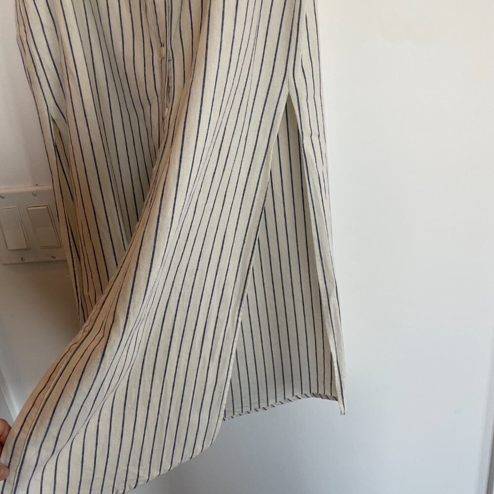 Stripe Collared Tunic Top - Picture 4 of 4